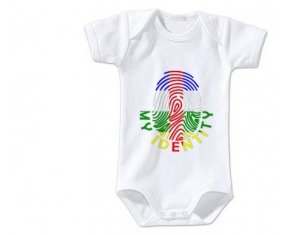 Body bébé Empreinte My Identity République centrafricaine taille 3/6 mois manches Courtes
