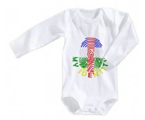 Body bébé Empreinte My Identity République centrafricaine taille 3/6 mois manches Longues