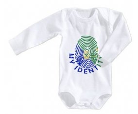 Body bébé Empreinte My Identity L'île de noël taille 3/6 mois manches Longues