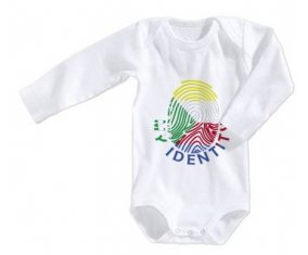 Body bébé Empreinte My Identity Comores taille 3/6 mois manches Longues