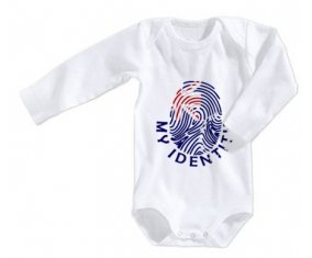 Body bébé Empreinte My Identity les Îles Cook taille 3/6 mois manches Longues