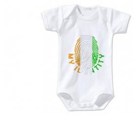 Body bébé Empreinte My Identity Côte d'Ivoire taille 3/6 mois manches Courtes