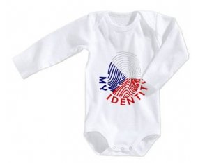 Body bébé Empreinte My Identity République Tchèque taille 3/6 mois manches Longues