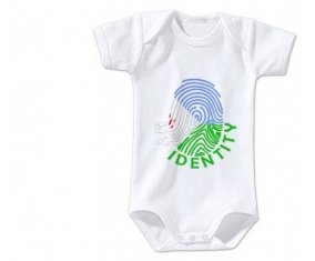 Body bébé Empreinte My Identity Djibouti taille 3/6 mois manches Courtes