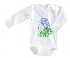 Body bébé Empreinte My Identity Djibouti taille 3/6 mois manches Longues