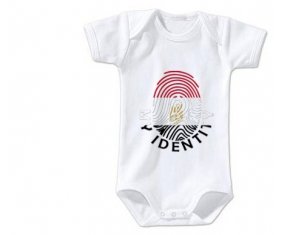 Body bébé Empreinte My Identity Egypte taille 3/6 mois manches Courtes