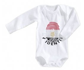 Body bébé Empreinte My Identity Egypte taille 3/6 mois manches Longues