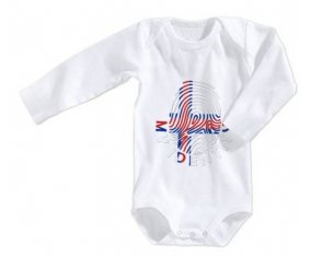 Body bébé Empreinte My Identity Îles Féroé taille 3/6 mois manches Longues