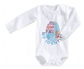 Body bébé Empreinte My Identity Fidji taille 3/6 mois manches Longues
