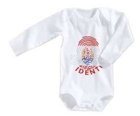 Body bébé Empreinte My Identity Polynésie française taille 3/6 mois manches Longues