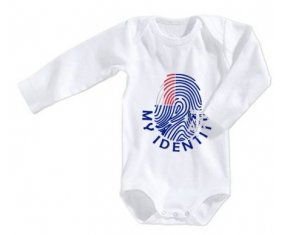 Body bébé Empreinte My Identity Terres australes françaises taille 3/6 mois manches Longues