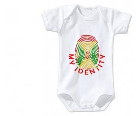 Body bébé Empreinte My Identity Grenade taille 3/6 mois manches Courtes