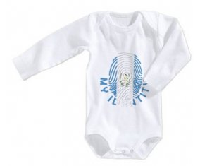 Body bébé Empreinte My Identity Guatemala taille 3/6 mois manches Longues