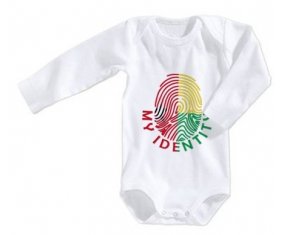 Body bébé Empreinte My Identity Guinée taille 3/6 mois manches Longues