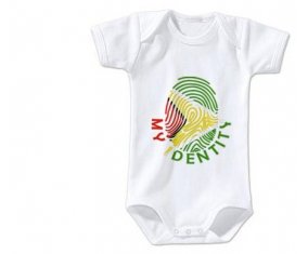 Body bébé Empreinte My Identity Guyane taille 3/6 mois manches Courtes