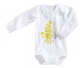 Body bébé Empreinte My Identity Saint-Siège taille 3/6 mois manches Longues