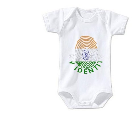Body bébé Empreinte My Identity Inde taille 3/6 mois manches Courtes