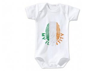 Body bébé Empreinte My Identity Irlande taille 3/6 mois manches Courtes