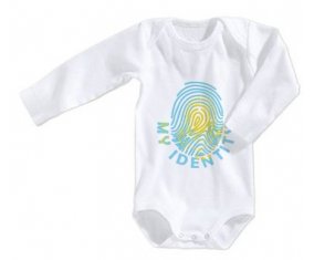 Body bébé Empreinte My Identity Kazakhstan taille 3/6 mois manches Longues