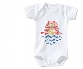 Body bébé Empreinte My Identity Kiribati taille 3/6 mois manches Courtes