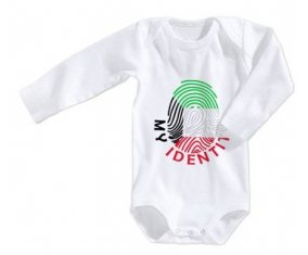 Body bébé Empreinte My Identity Koweit taille 3/6 mois manches Longues