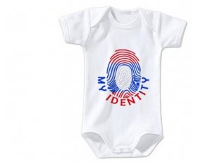 Body bébé Empreinte My Identity Laos taille 3/6 mois manches Courtes