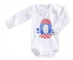 Body bébé Empreinte My Identity Laos taille 3/6 mois manches Longues