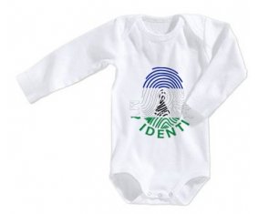 Body bébé Empreinte My Identity Lesotho taille 3/6 mois manches Longues