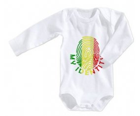 Body bébé Empreinte My Identity Mali taille 3/6 mois manches Longues