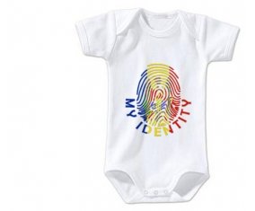 Body bébé Empreinte My Identity Moldavie taille 3/6 mois manches Courtes