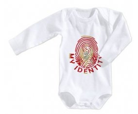 Body bébé Empreinte My Identity Monténégro taille 3/6 mois manches Longues