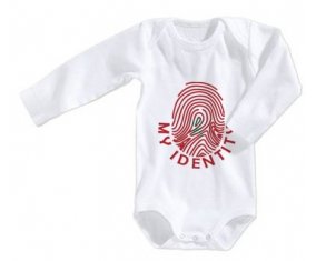 Body bébé Empreinte My Identity Maroc taille 3/6 mois manches Longues