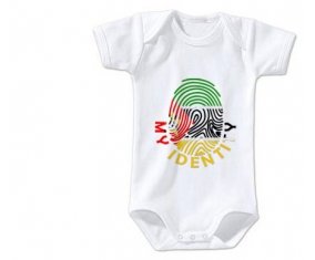 Body bébé Empreinte My Identity Mozambique taille 3/6 mois manches Courtes