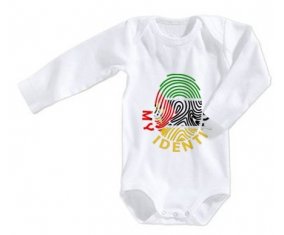 Body bébé Empreinte My Identity Mozambique taille 3/6 mois manches Longues
