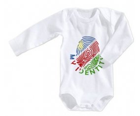 Body bébé Empreinte My Identity Namibie taille 3/6 mois manches Longues