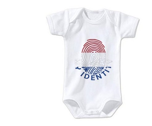 Body bébé Empreinte My Identity Pays-Bas taille 3/6 mois manches Courtes