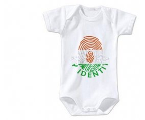 Body bébé Empreinte My Identity Niger taille 3/6 mois manches Courtes