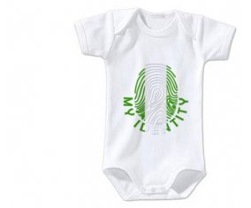 Body bébé Empreinte My Identity Nigeria taille 3/6 mois manches Courtes