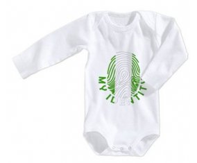 Body bébé Empreinte My Identity Nigeria taille 3/6 mois manches Longues