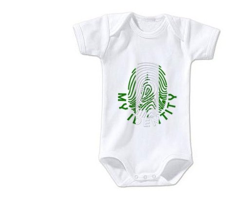 Body bébé Empreinte My Identity l'ile de Norfolk taille 3/6 mois manches Courtes