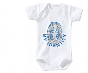 Body bébé Empreinte My Identity Corée du Nord taille 3/6 mois manches Courtes