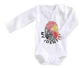Body bébé Empreinte My Identity Papouasie Nouvelle Guinée taille 3/6 mois manches Longues