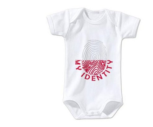 Body bébé Empreinte My Identity Pologne taille 3/6 mois manches Courtes