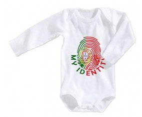 Body bébé Empreinte My Identity le Portugal taille 3/6 mois manches Longues
