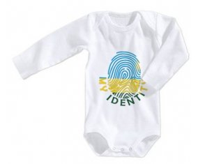 Body bébé Empreinte My Identity Rwanda taille 3/6 mois manches Longues