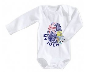 Body bébé Empreinte My Identity Sainte-Hélène taille 3/6 mois manches Longues