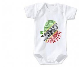 Body bébé Empreinte My Identity Saint-Christophe-et-Niévès taille 3/6 mois manches Courtes
