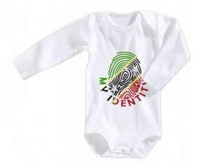 Body bébé Empreinte My Identity Saint-Christophe-et-Niévès taille 3/6 mois manches Longues
