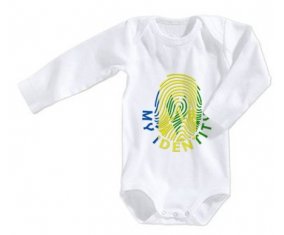 Body bébé Empreinte My Identity Saint-Vincent-et-les-Grenadines taille 3/6 mois manches Longues