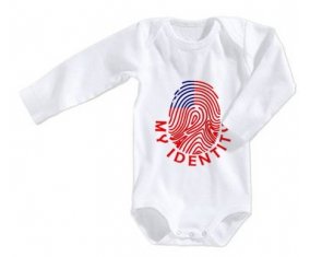 Body bébé Empreinte My Identity Samoa taille 3/6 mois manches Longues